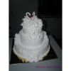Торт свадебный - Лебеди