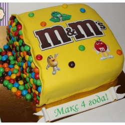 Детский торт M&Ms